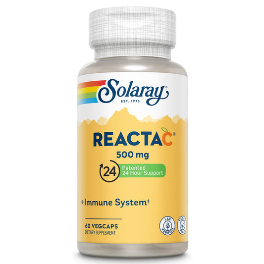 SOLARAY Reacta-C suplemento vitamina C cápsulas envase frontal