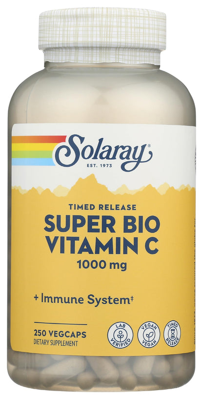 Solaray Super Bio C bufferizado 250 tabletas vitamina C