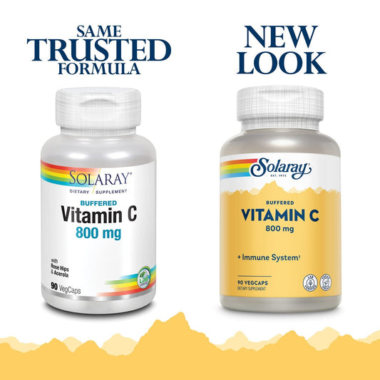Solaray suplemento vitamina c escaramujo acerola envase