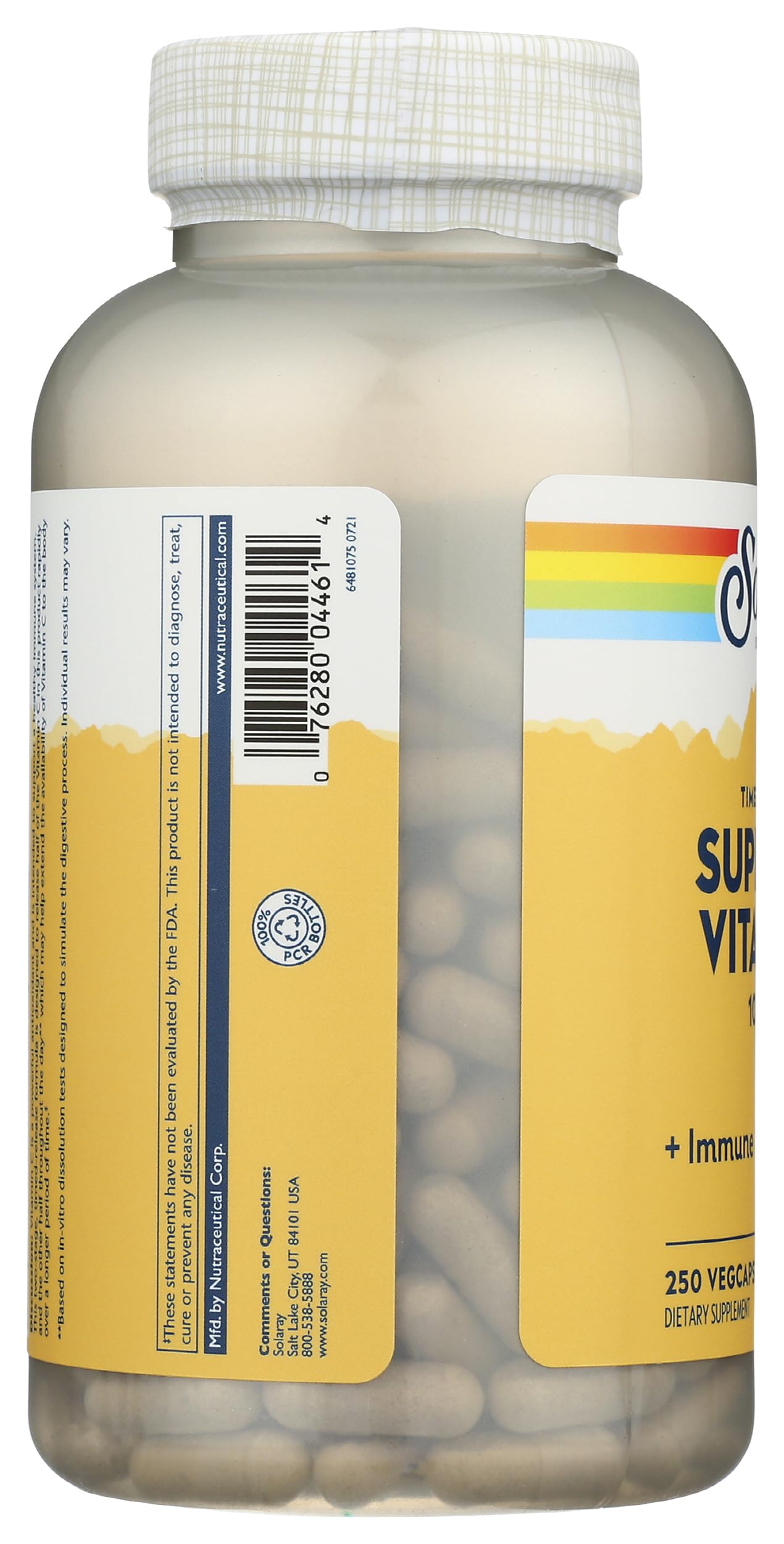 Solaray tabletas liberación en dos etapas vitamina c