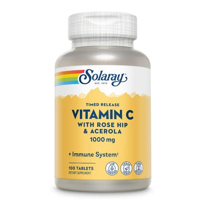 SOLARAY Vitamina C 1000 mg frasco cápsulas liberación prolongada
