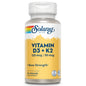 SOLARAY suplemento vitamina D3 y K2 para huesos fuertes 60 cápsulas vegetales