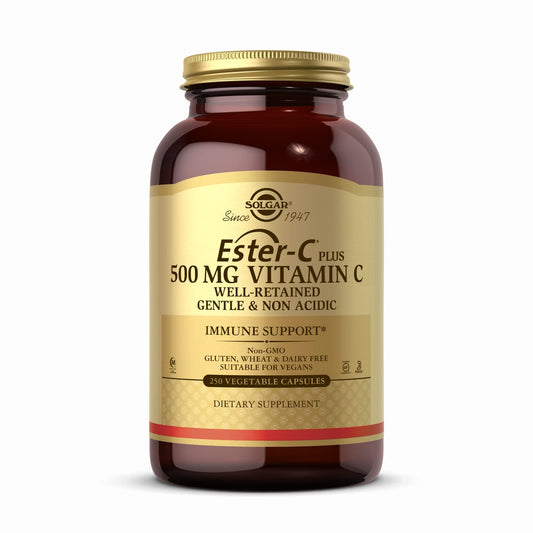 Solgar Ester-C Plus Vitamina C 500mg frasco 250 cápsulas