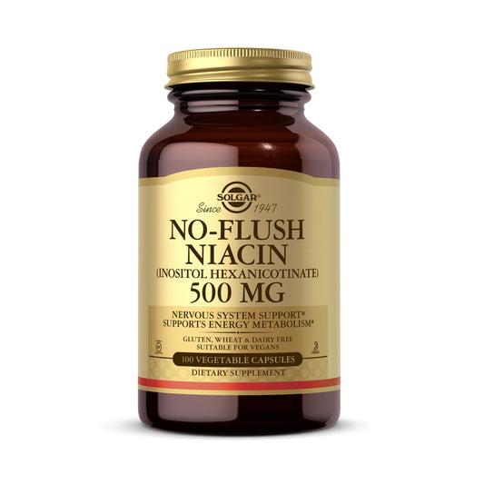 SOLGAR niacina sin rubor 500 mg botella