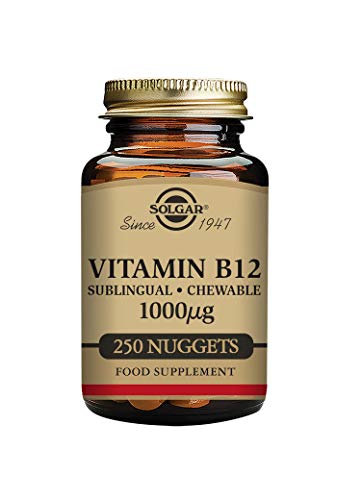 Solgar vitamina b12 1000 mcg nuggets para salud y energía