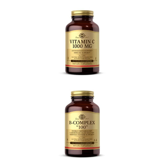 Solgar vitamina c 1000 mg b-complex cápsulas vegetales