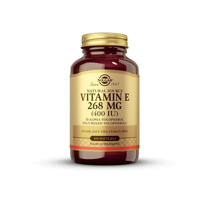 Solgar vitamina e 100 capsulas blandas antioxidante natural