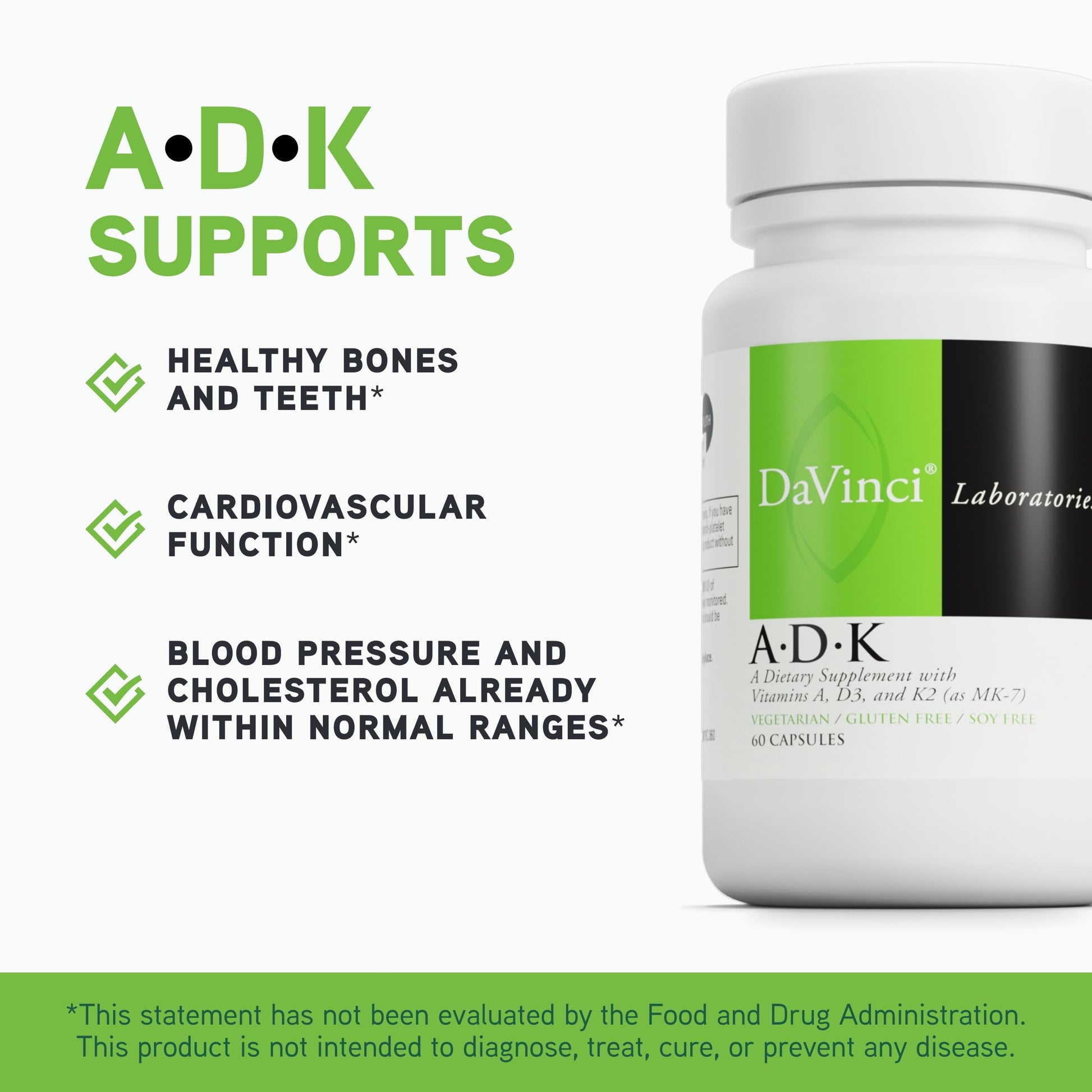 Soporte ADK para huesos y función cardiovascular