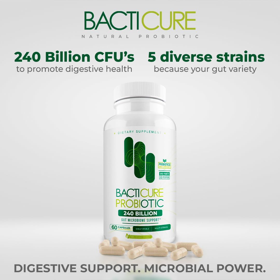 soporte bien microbiano con probiótico bacticure 240 billones