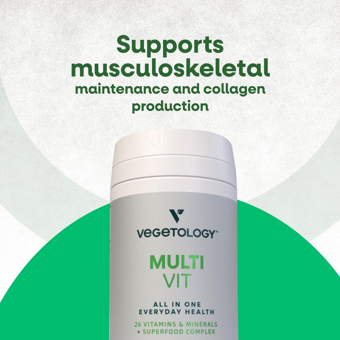 Soporte columna del suplemento multivitamínico