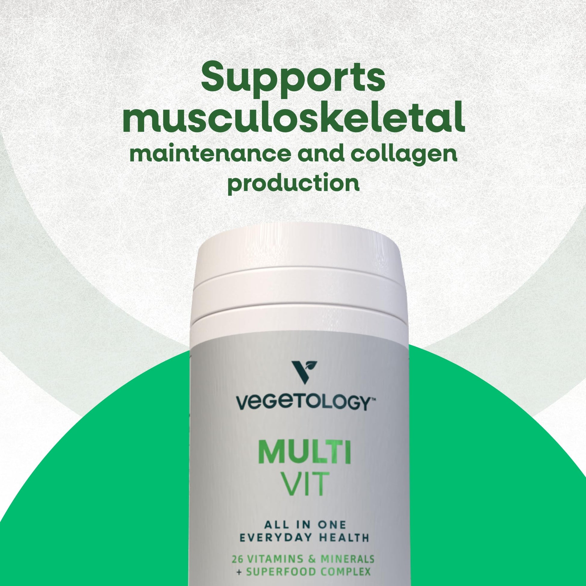 Soporte columna del suplemento multivitamínico