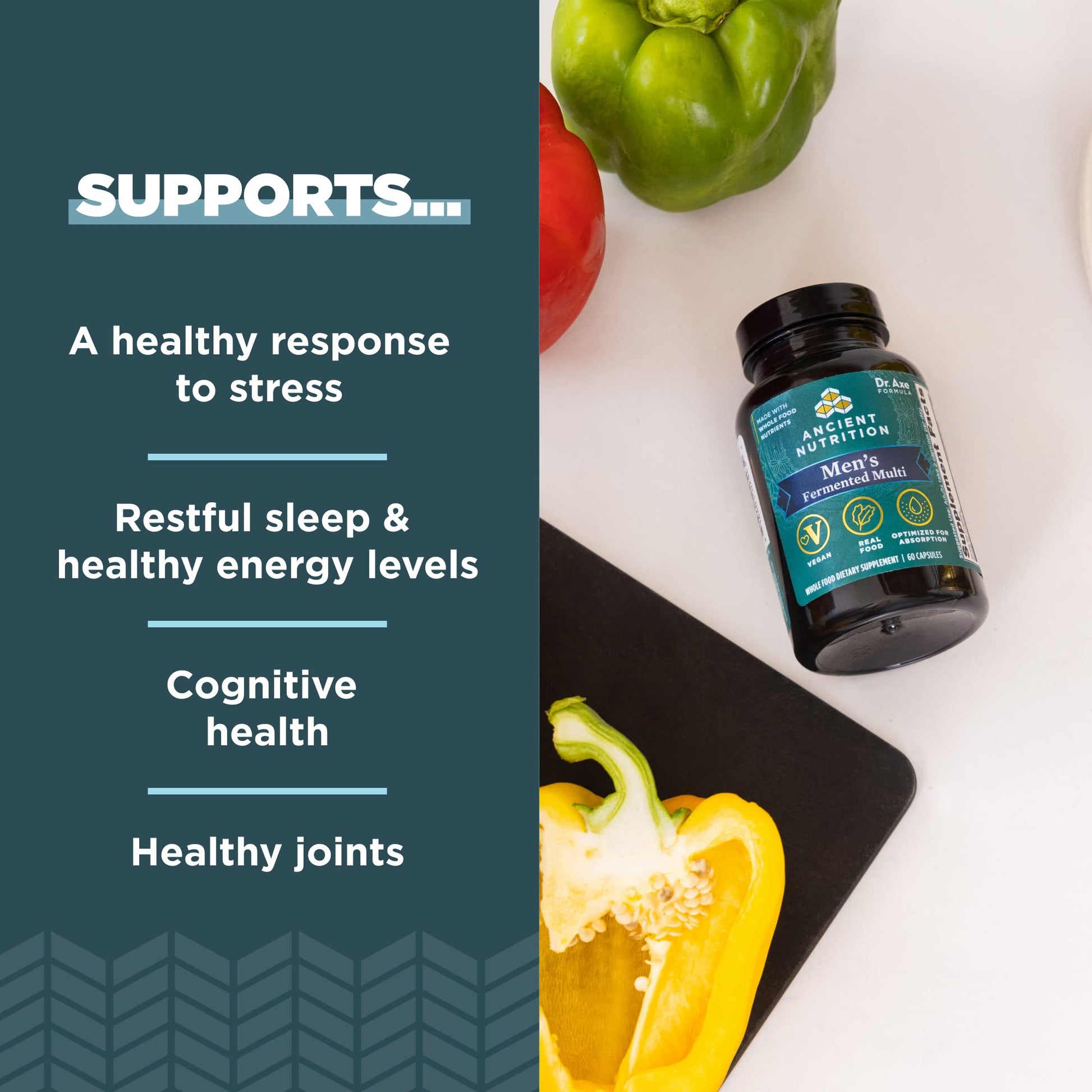 soporte inmune multivitamínico hombre