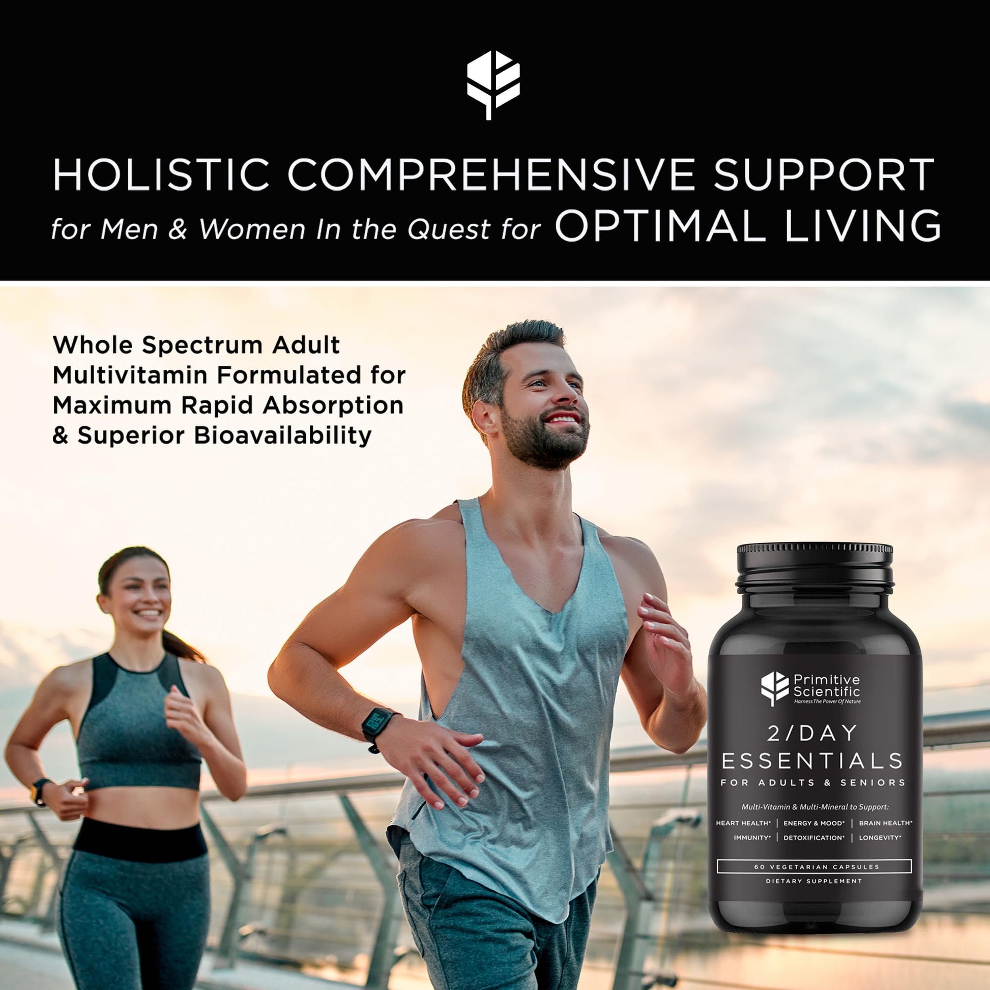 Soporte multivitamínico holístico para vida óptima
