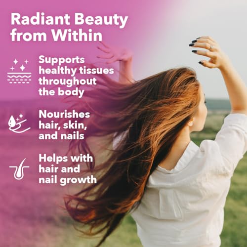 Soporte natural para cabello brillante y piel saludable con suplementos Beau-T.
