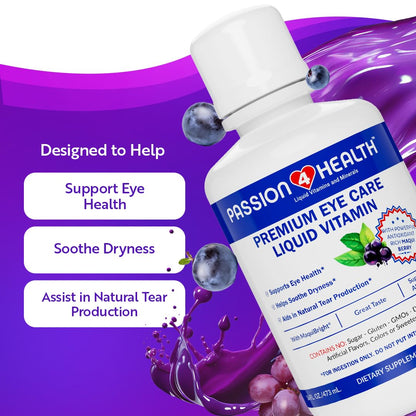 Soporte para la salud ocular vitaminas líquidas maqui