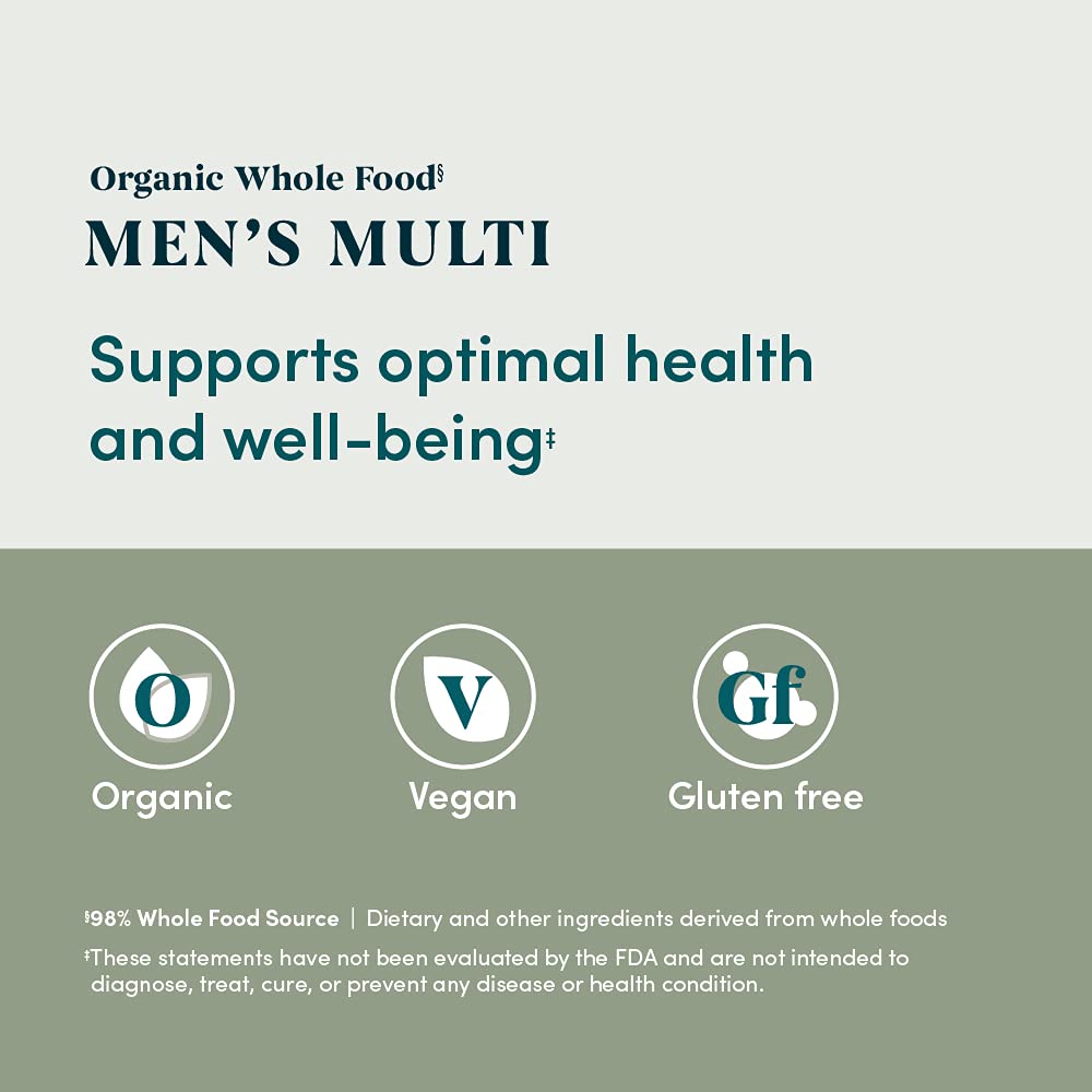 soporte de salud óptima con multivitaminas orgánicas