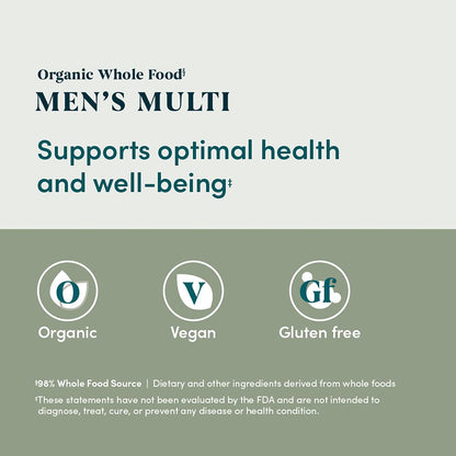 soporte de salud óptima con multivitaminas orgánicas