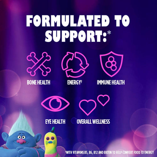 Soporte para salud ósea y visión en gomitas multivitamínicas