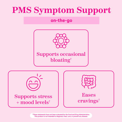 Soporte para síntomas de SPM con Pink Stork