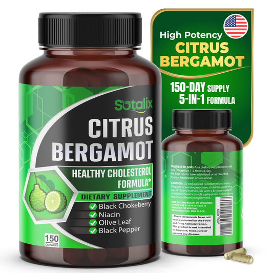 Sotalix suplemento bergamota cítrica orgánica 150 cápsulas