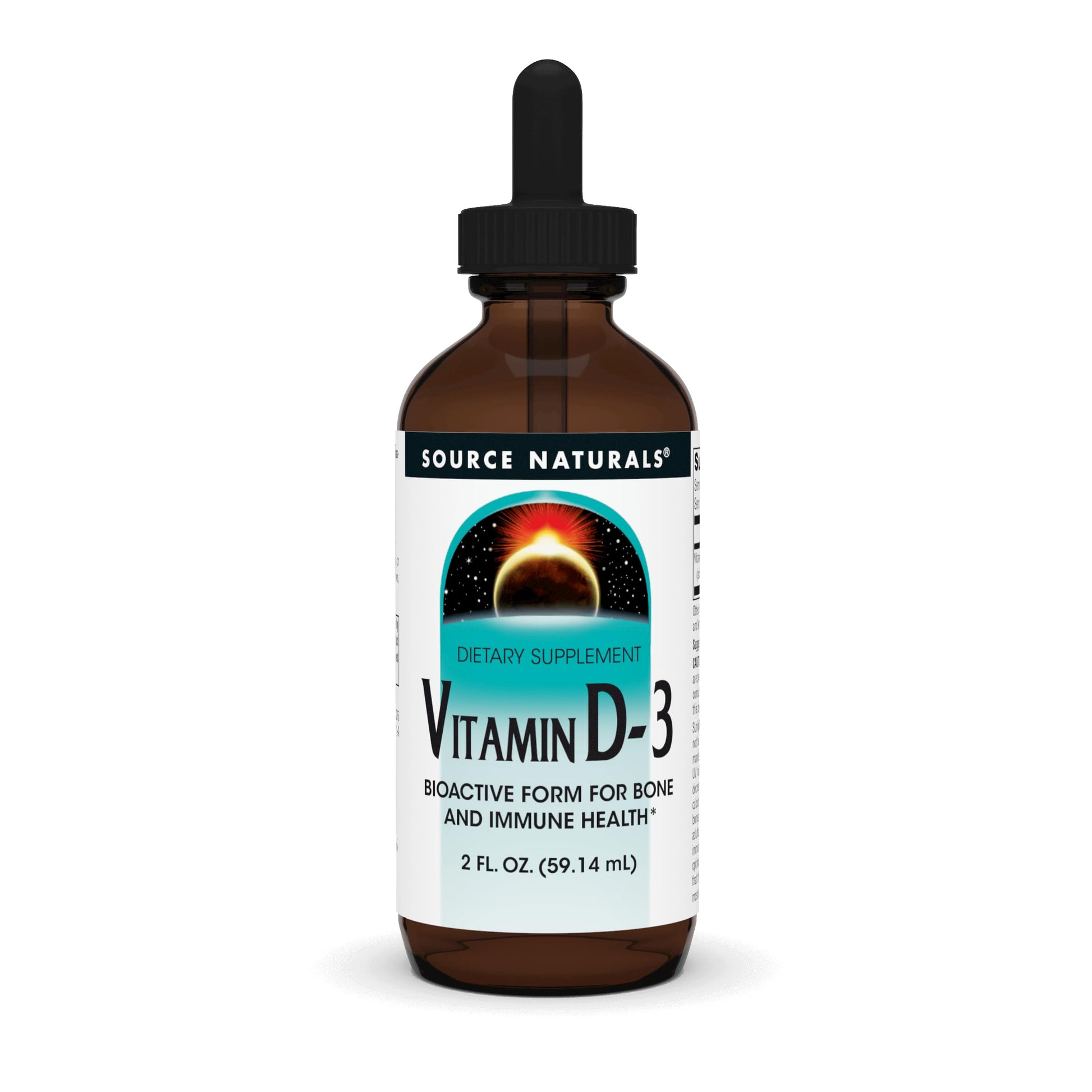 Source Naturals gotas líquidas vitamina D3 2000 UI botella