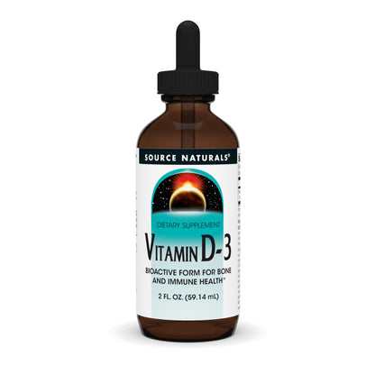 Source Naturals gotas líquidas vitamina D3 2000 UI botella