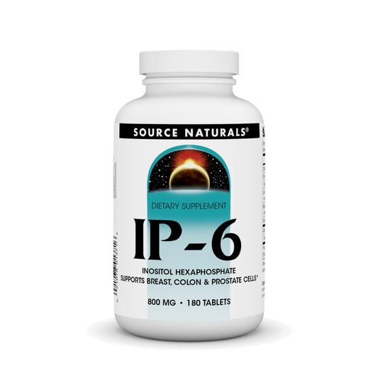 Source Naturals IP-6 tabletas apoyo células mama colon