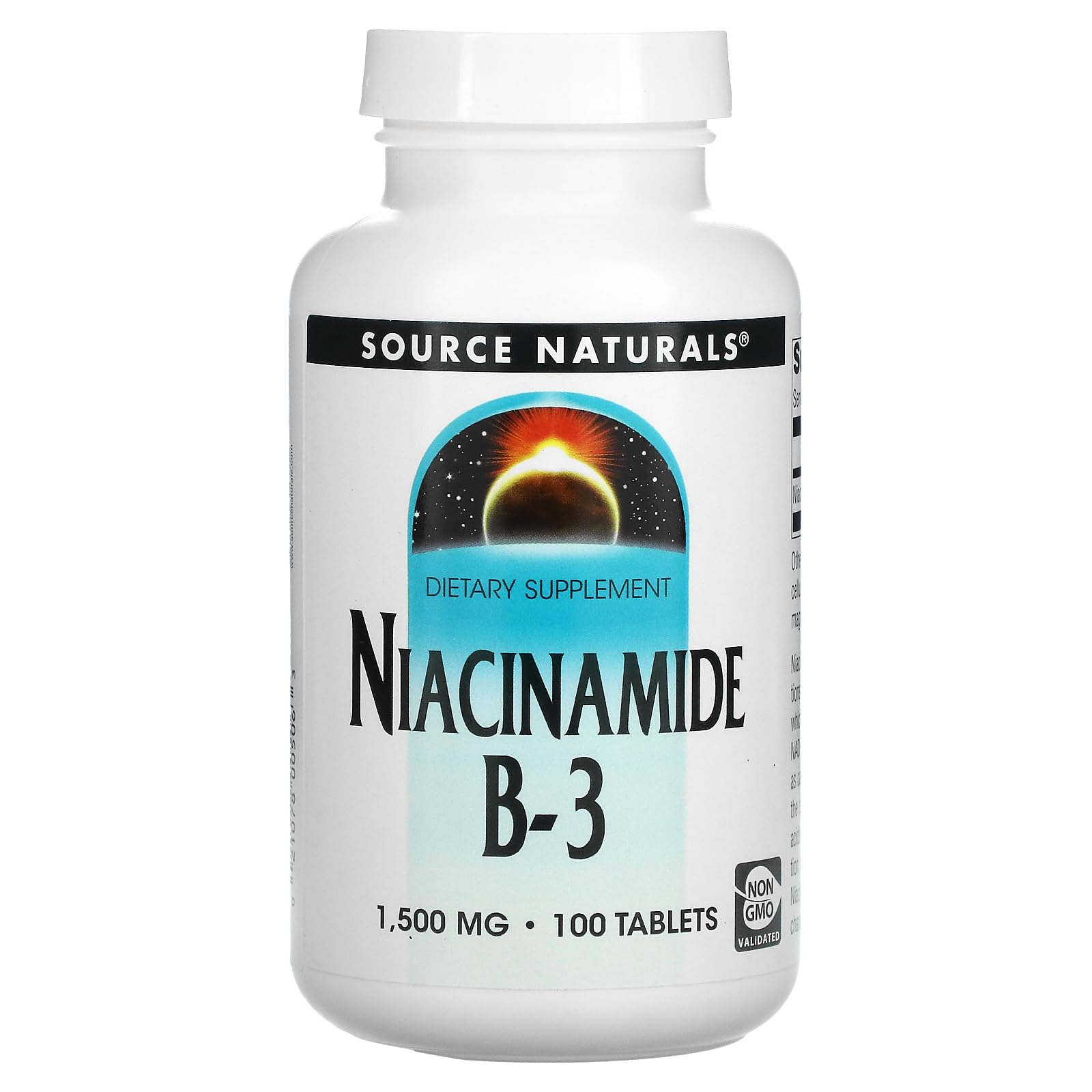 Source Naturals Niacinamida Vitamina B-3 1500mg 100 tabletas