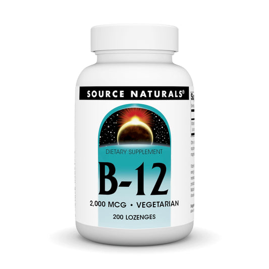 Source Naturals vitamina B-12 2000mcg paquete 200 pastillas