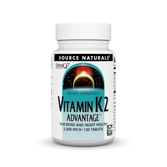 Source Naturals Vitamina K2 Advantage frasco 120 tabletas