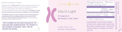 Spray holístic health vitamina d-light 25.5ml atomizador