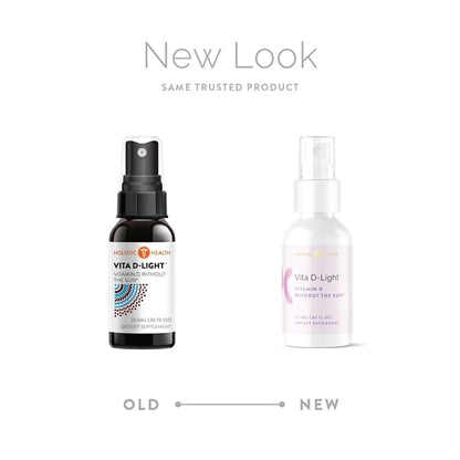 Spray holístic health vitamina d-light 25.5ml etiqueta