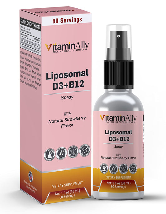 Spray liposomal Vitaminally vitamina D3B12 envase 1 onza