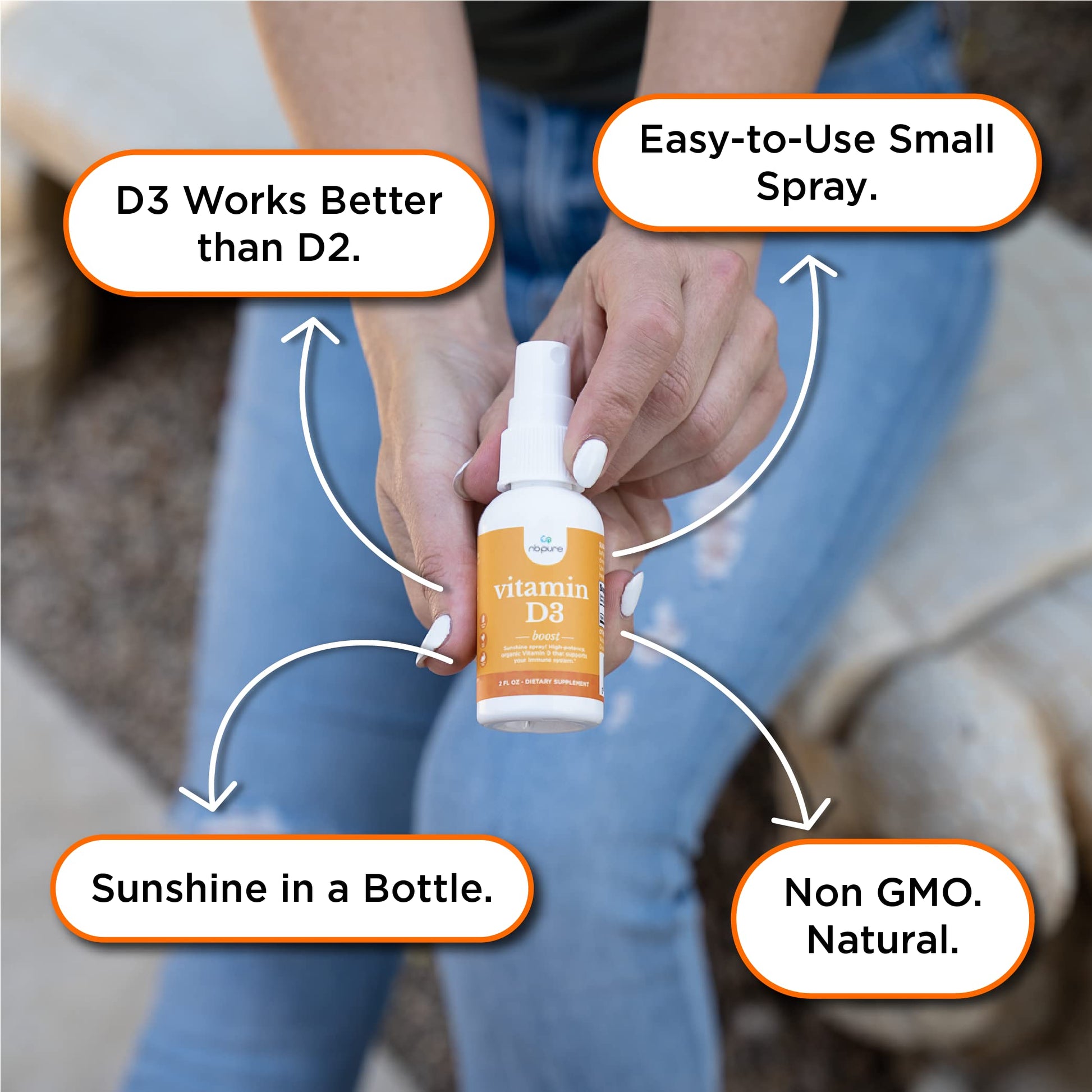 Spray Metil B12 Pure Vegan para energía y función cognitiva
