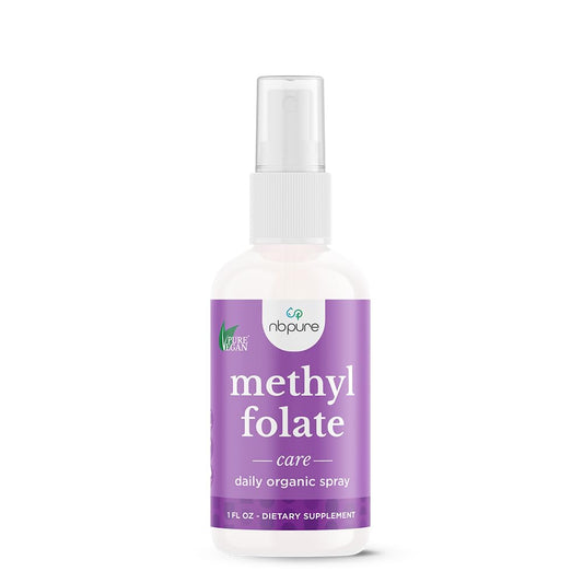 Spray de metilfolato vitamina b9 nbpure 1 onza