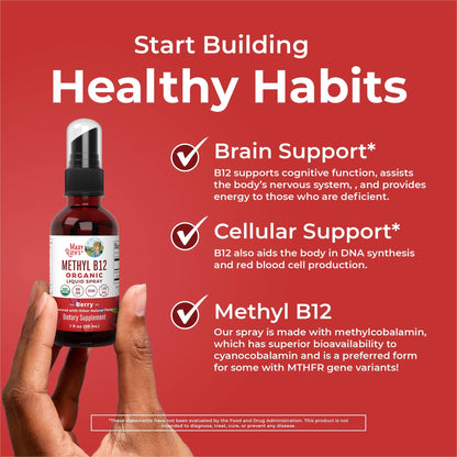 Spray vitamina b12 vegano sin OGM maryruth