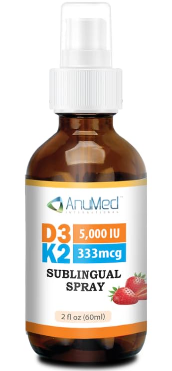 Spray líquido Vitamina D3 K2 con soporte inmunológico y óseo