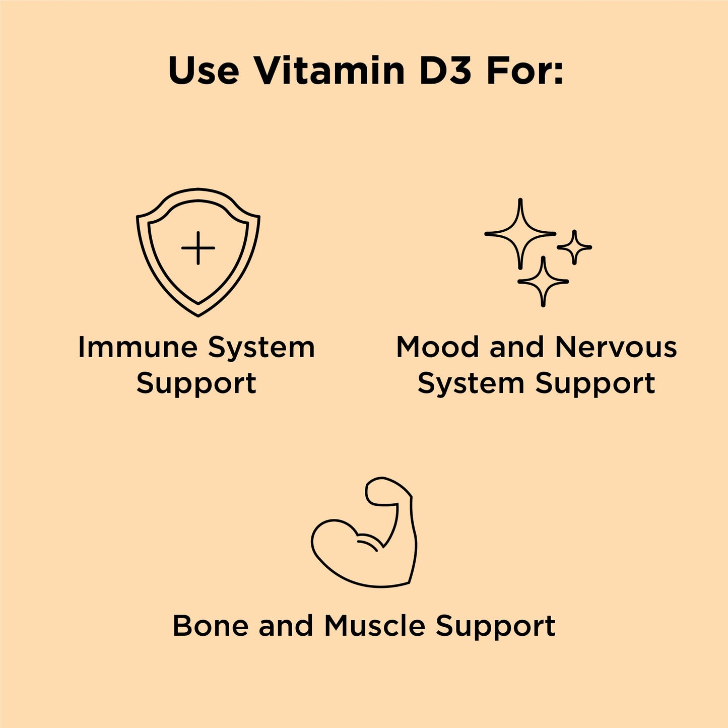 Spray de Vitamina D3 orgánica Pure Vegan para huesos y sistema inmune