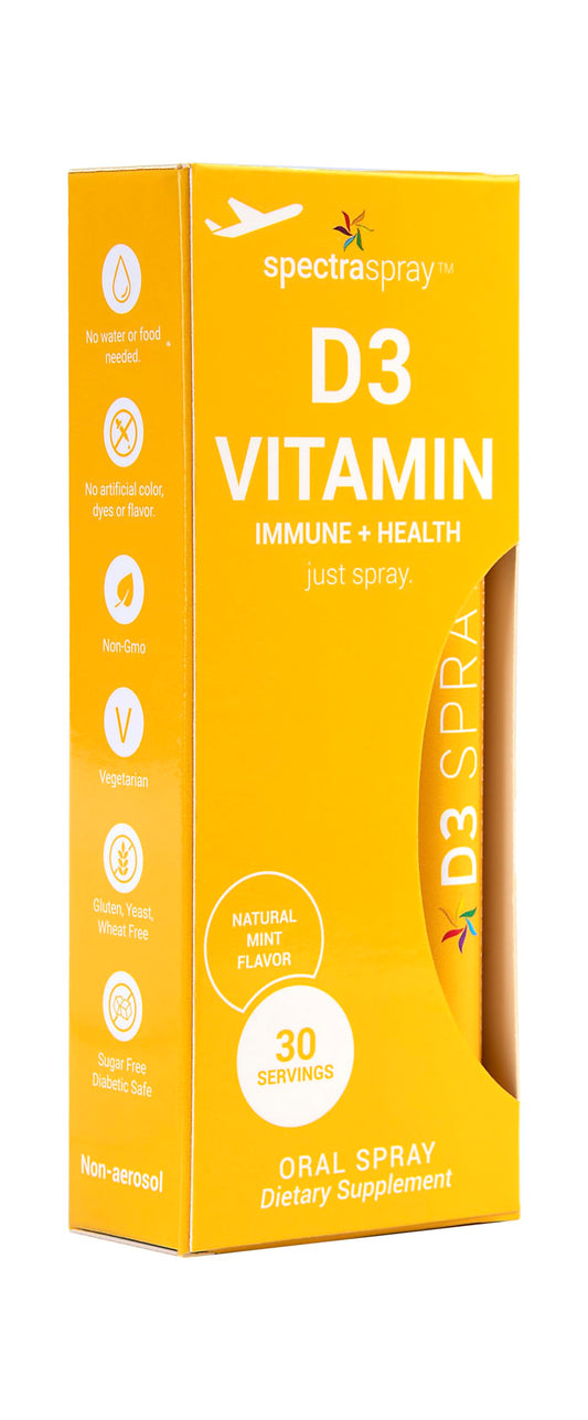 Spray Vitamina D3 Spectraspray botella frontal 5000 UI