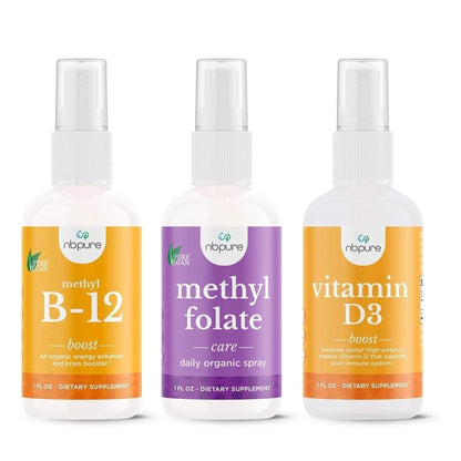 Spray vitamínico essential Pure Vegan B12 Metilada y Vitamina D3