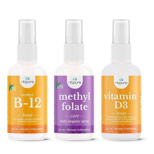 Spray vitamínico essential Pure Vegan B12 Metilada y Vitamina D3