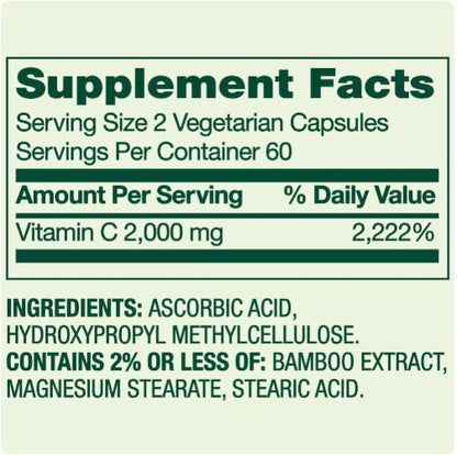 Suplemento antioxidante Vitamina C Spri