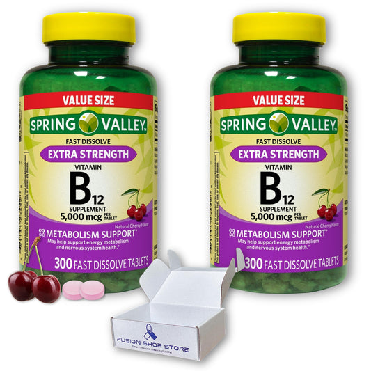 Spring Valley B12 5000 mcg sabor cereza