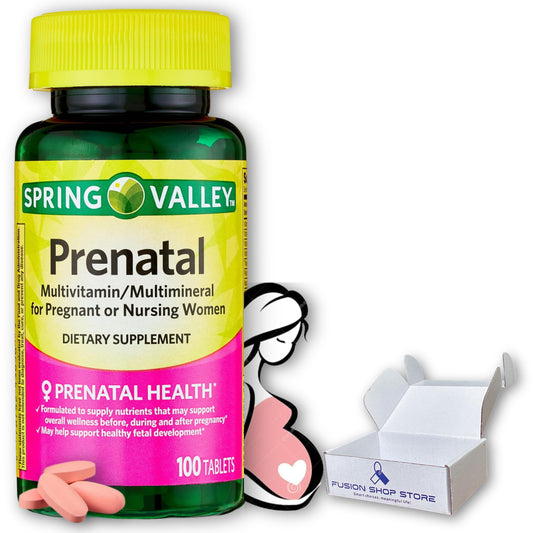 Spring Valley vitaminas prenatales para mujeres embarazadas y lactantes