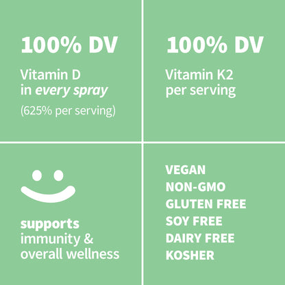 Sprout Living spray vitamina d3 sin azúcar y vegano