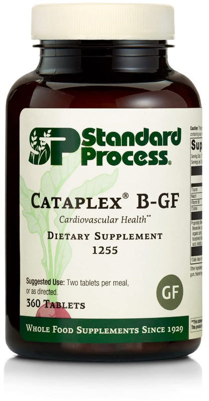 Standard Process Cataplex B GF frasco 360 tabletas frente