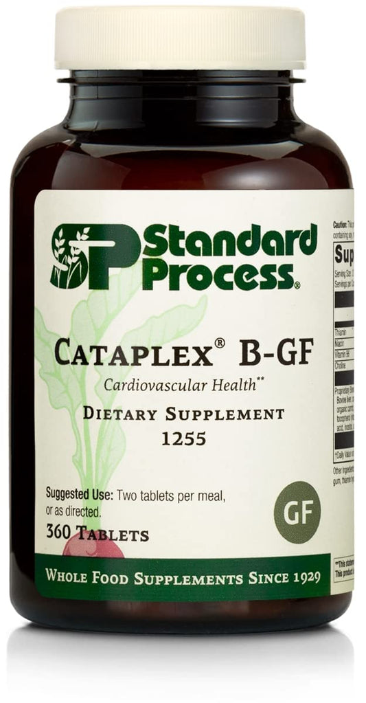 Standard Process Cataplex B GF frasco 360 tabletas frente