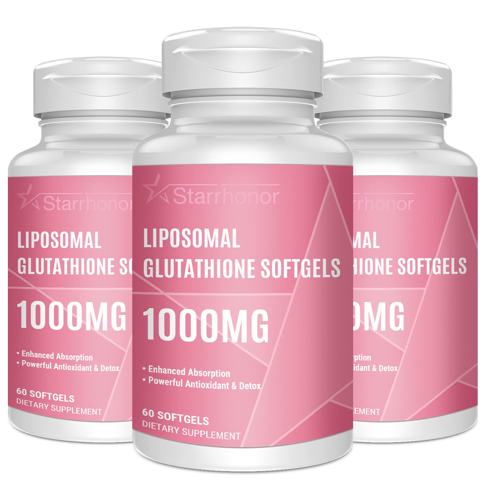 Starehonorr glutatión liposomal 1500 mg 180 cápsulas blandas
