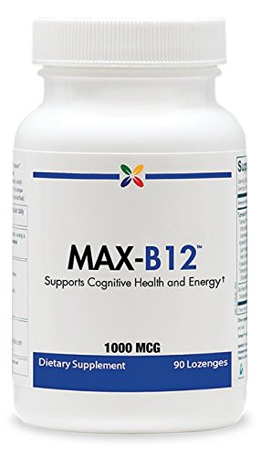 Stop Aging Now MAX-B12 vitamina B12 frasco 90 pastillas