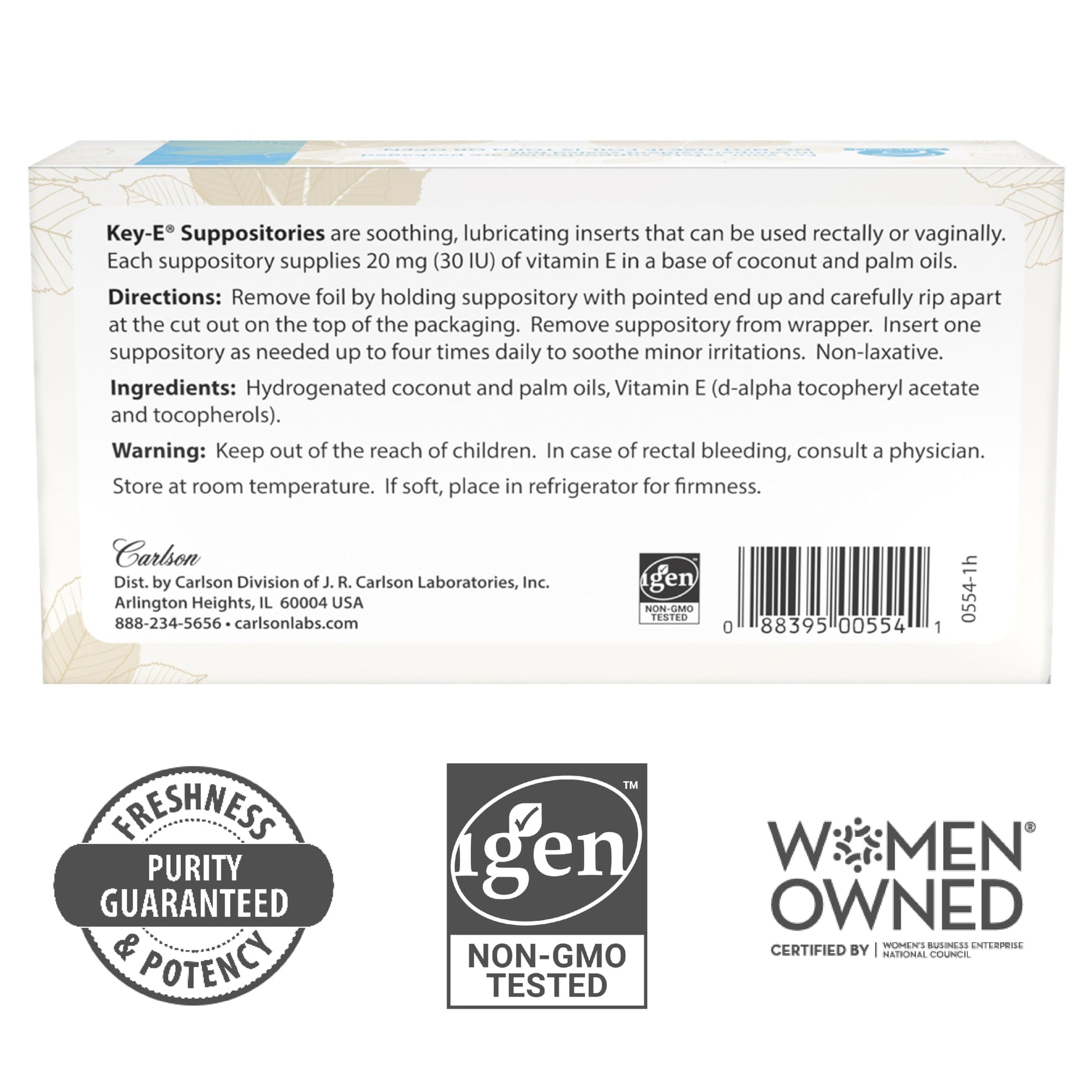 Suavizantes e hidratantes Carlson Key-E para mujeres